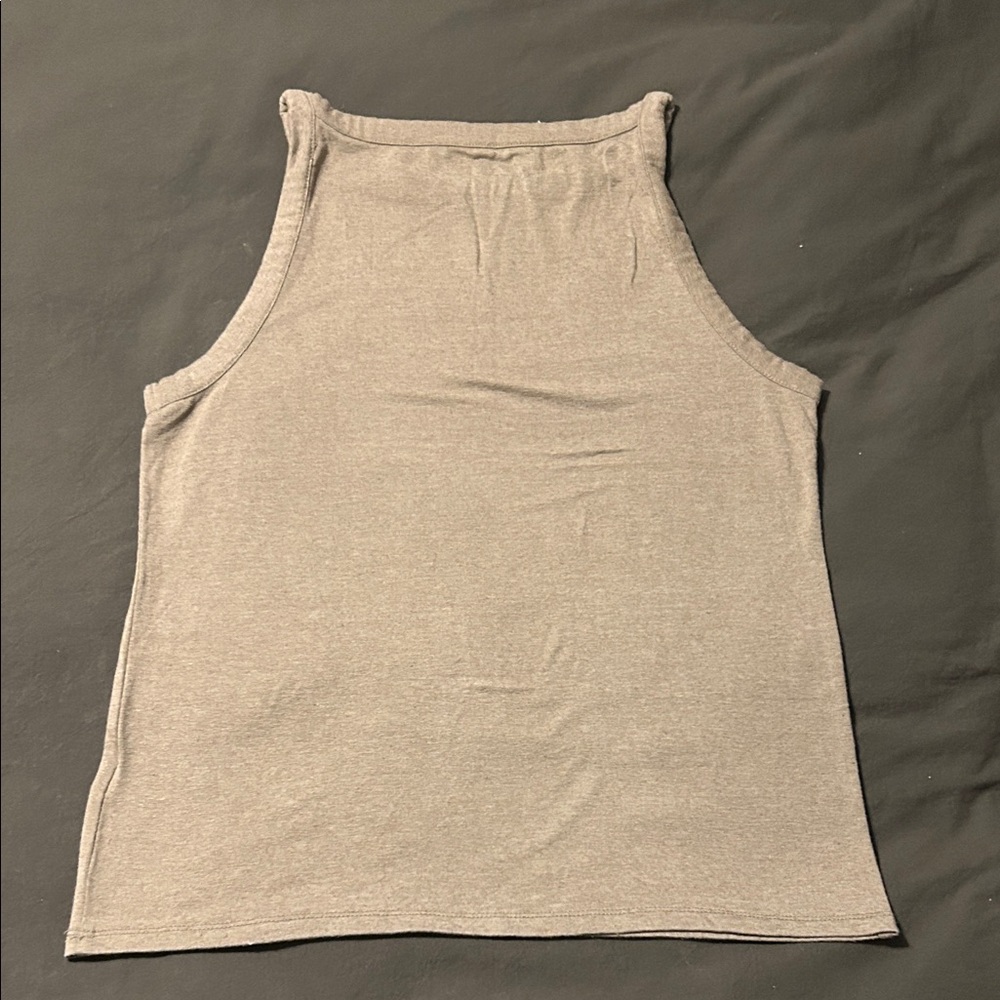 JCrew Linen Tank Top Green Textured Tank top - Picture 7 of 7